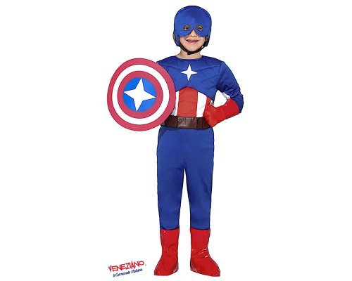 Costume di carnevale SUPER CAPITANO RAGAZZO